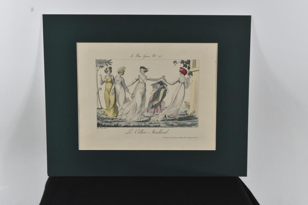 SET OF TWELVE HAND COLORED