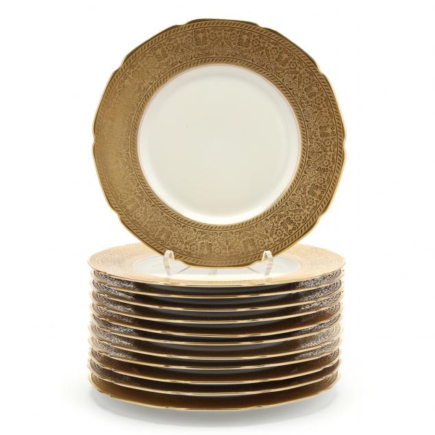 SET OF TWELVE HEINRICH & CO. DINNER