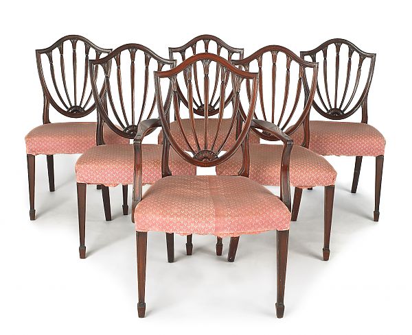 Set of twelve Hepplewhite style