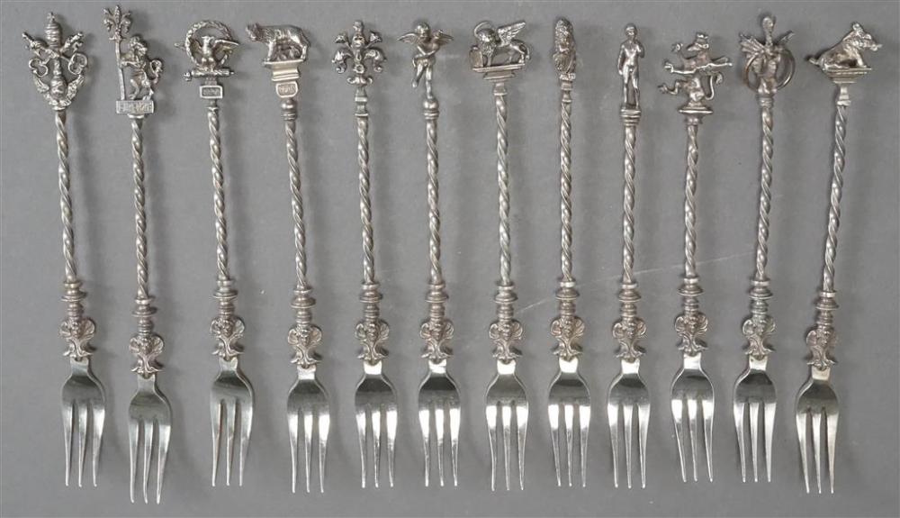 SET OF TWELVE ITALIAN STERLING