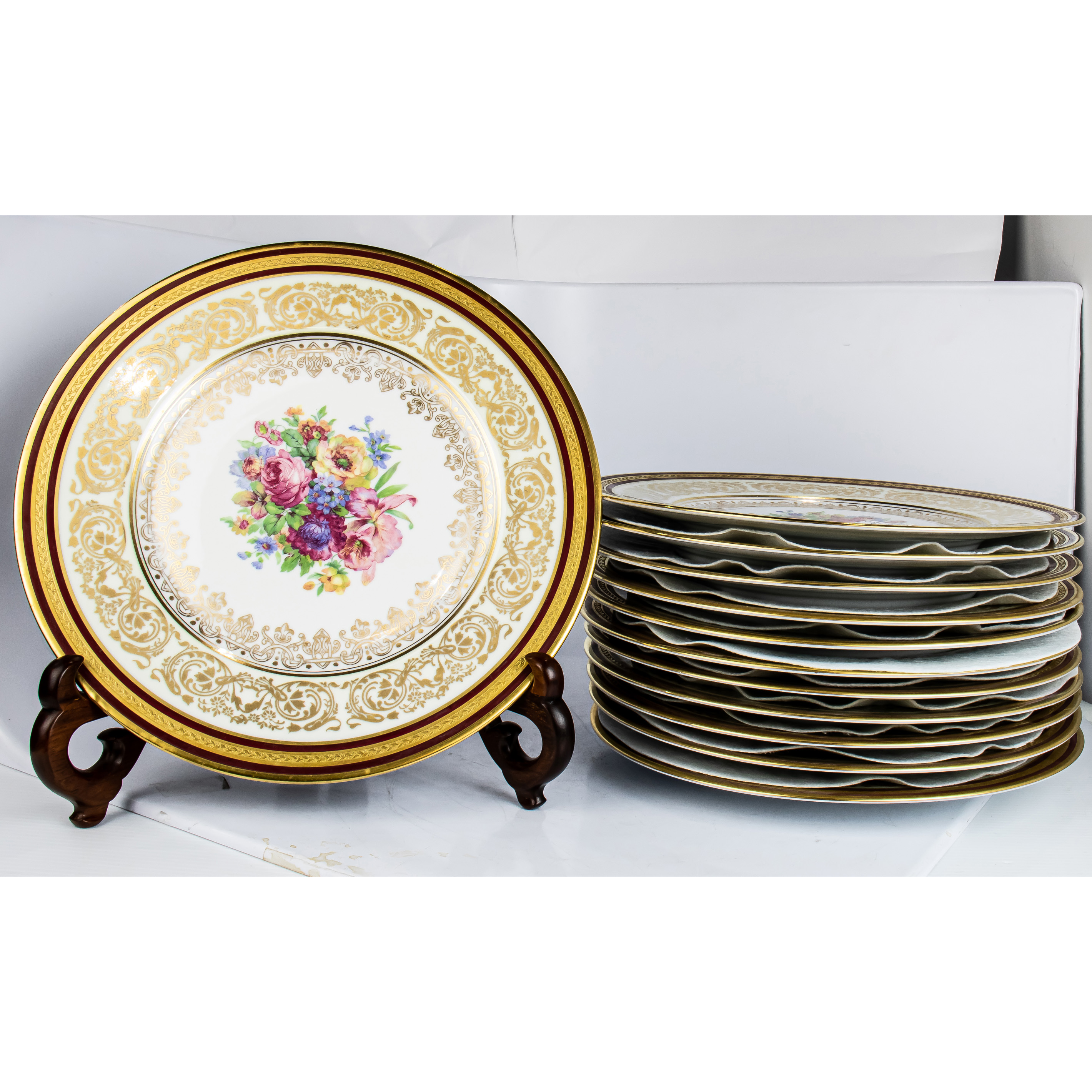SET OF TWELVE J.S. MAIER &
