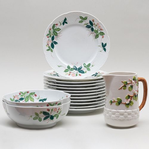 SET OF TWELVE LIMOGES PORCELAIN