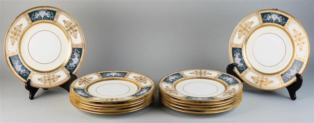 SET OF TWELVE MINTON