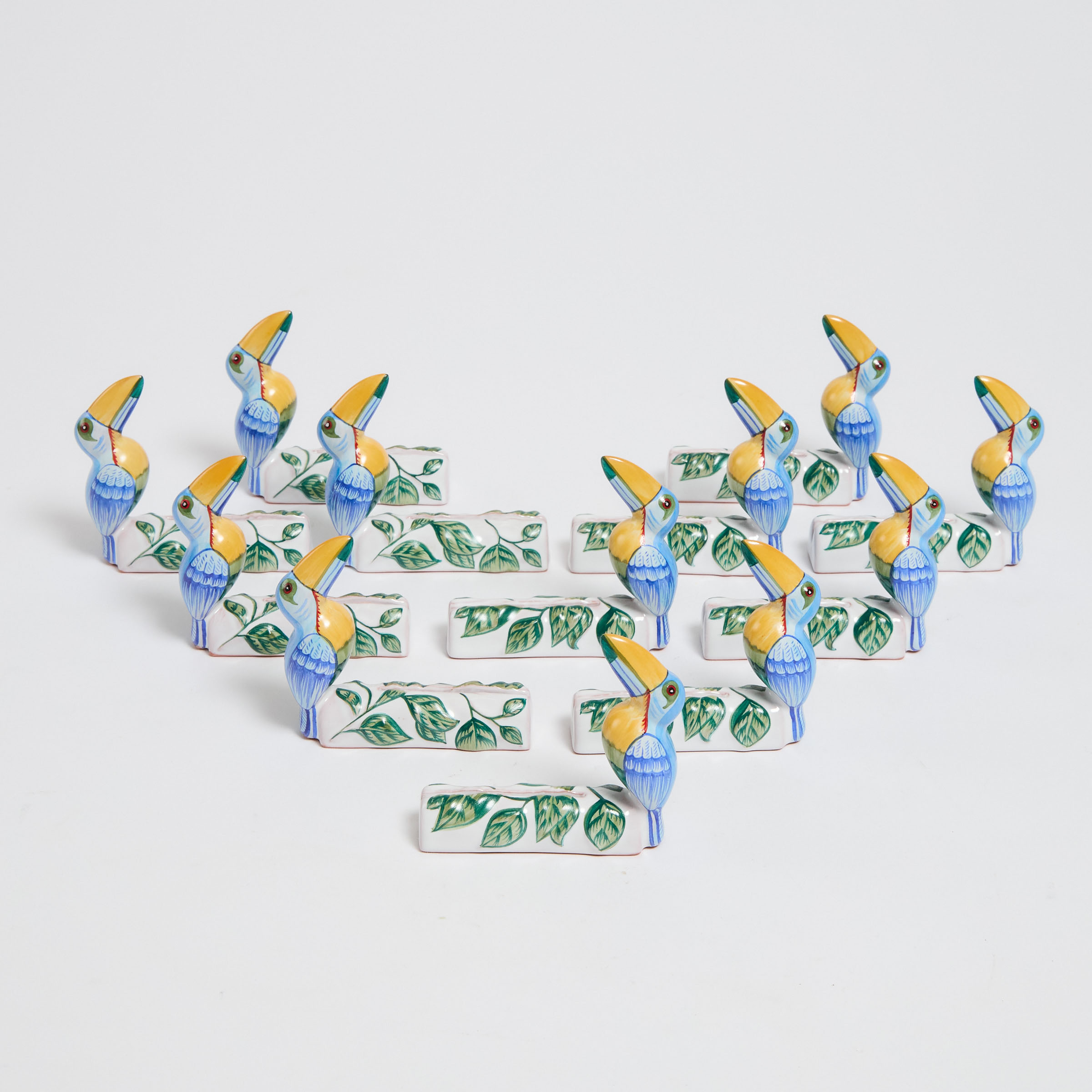 Set of Twelve Moustiers Faience
