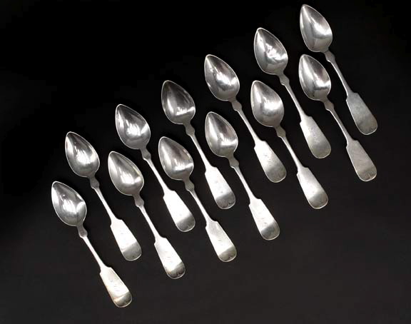 Set of Twelve New York Sterling
