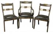 SET OF TWELVE REGENCY STYLE CH