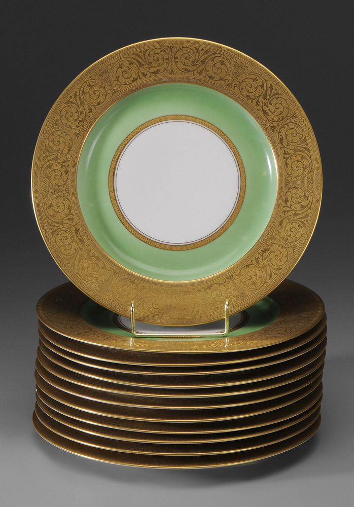 Set of Twelve Royal Bavarian Plates