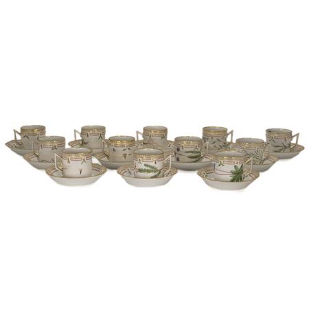 Set of Twelve Royal Copenhagen