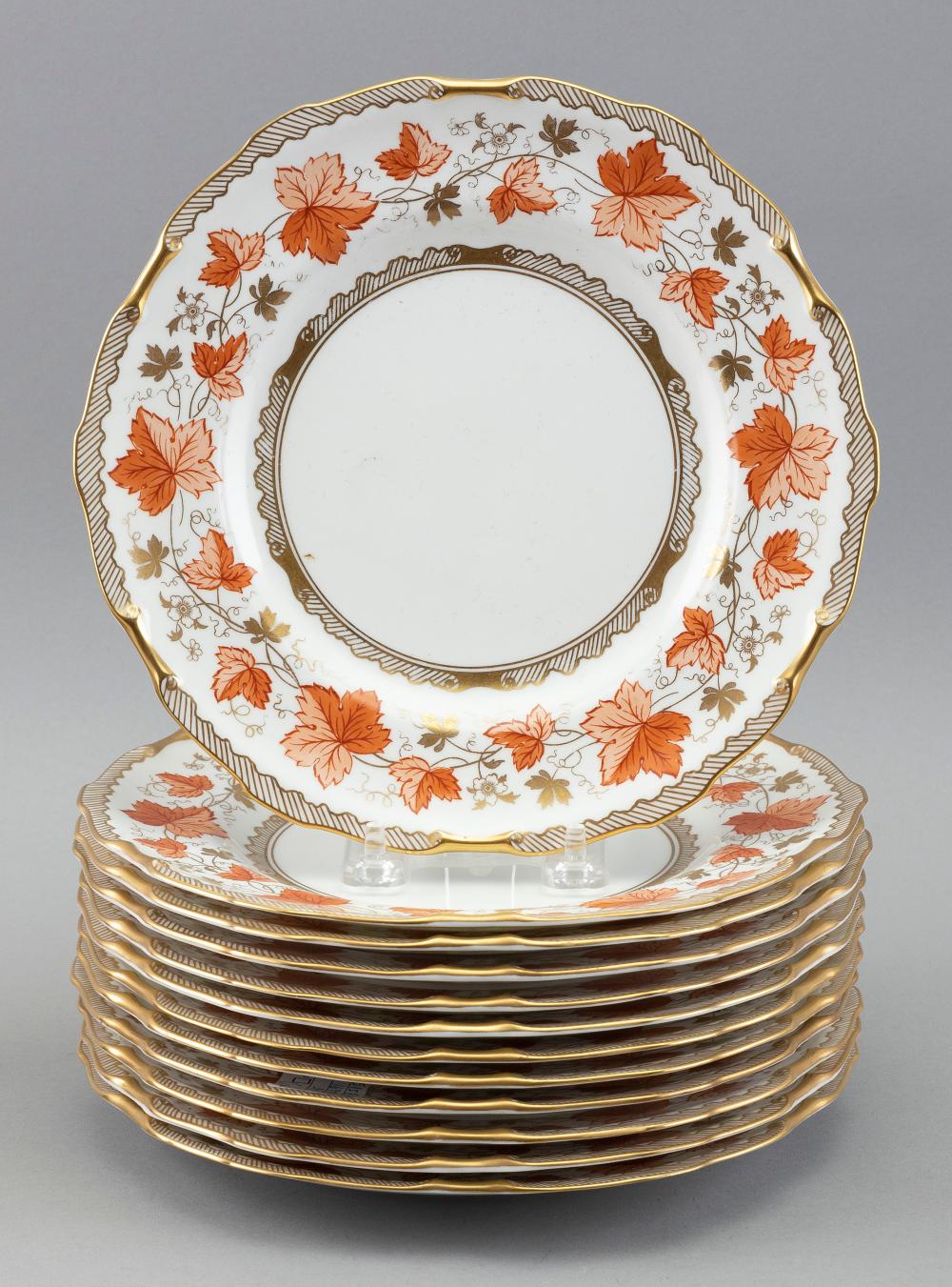 SET OF TWELVE ROYAL CROWN DERBY FOR
