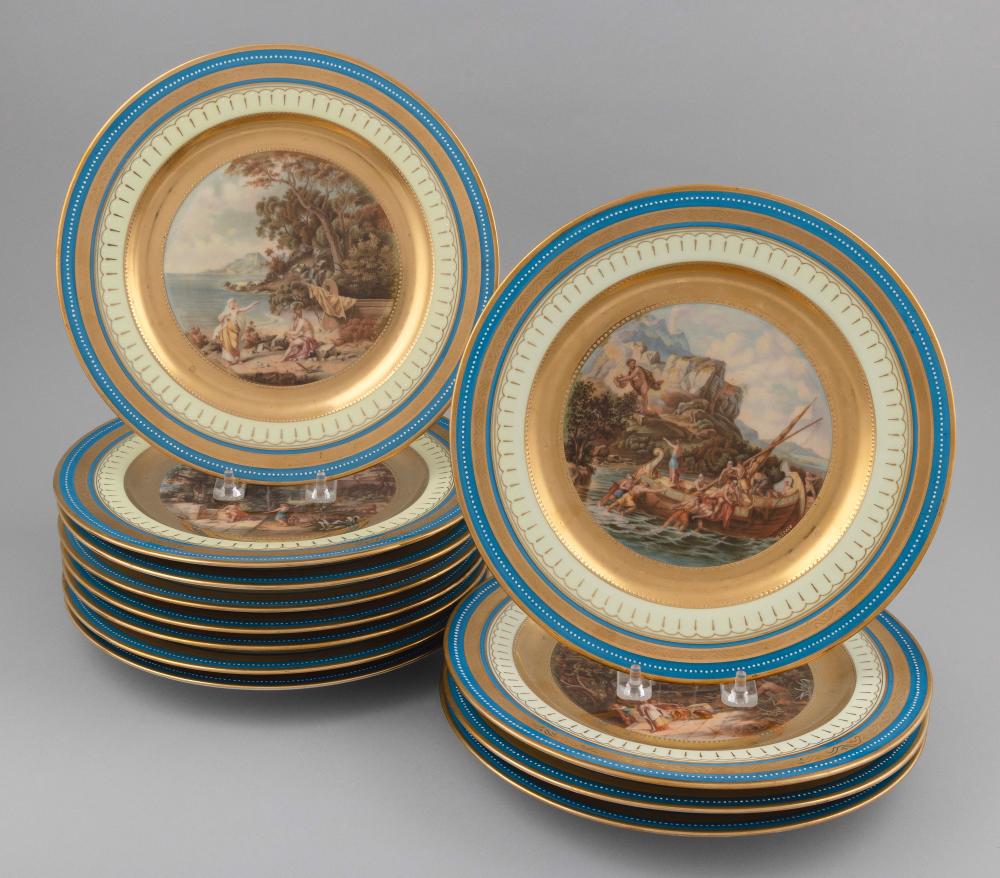 SET OF TWELVE ROYAL VIENNA