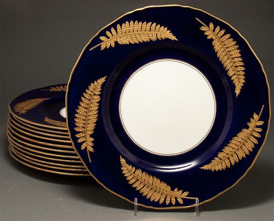 Set of twelve Royal Worcester