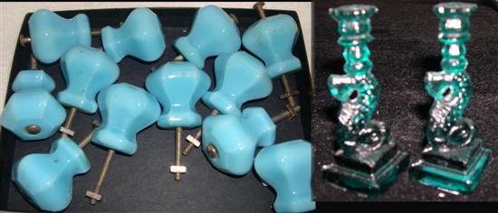 Set of twelve Sandwich type blue