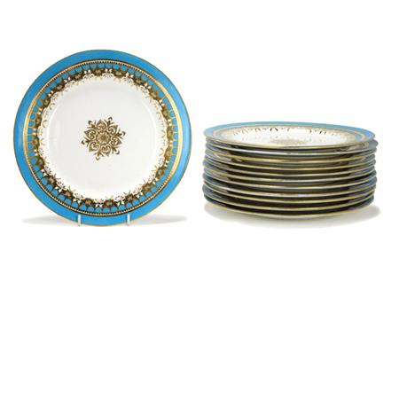 Set of Twelve Sevres Style