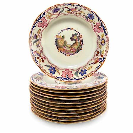 Set of Twelve Spode Porcelain