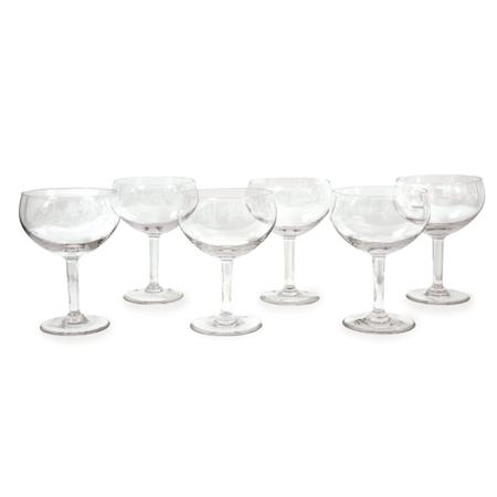 Set of Twelve Stem Glasses 