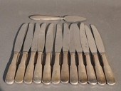 SET OF TWELVE STERLING SILVER