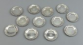 SET OF TWELVE TIFFANY & CO. "W