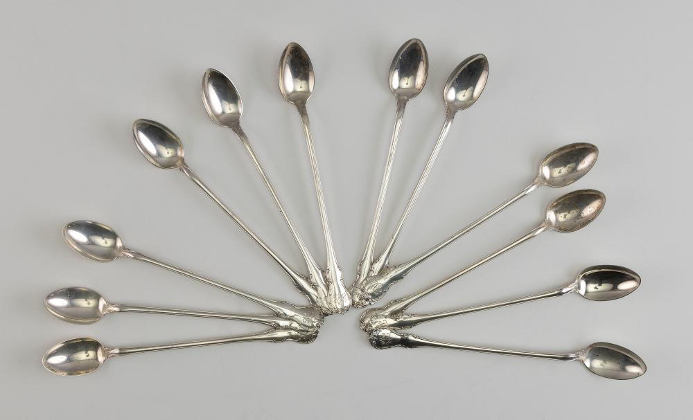 SET OF TWELVE TOWLE "FRENCH