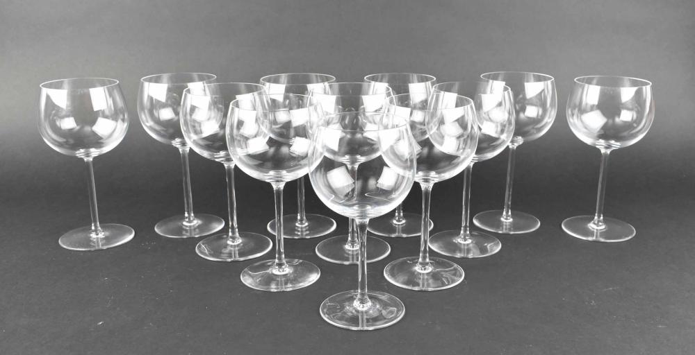 SET OF TWELVE VAL ST. LAMBERT RED