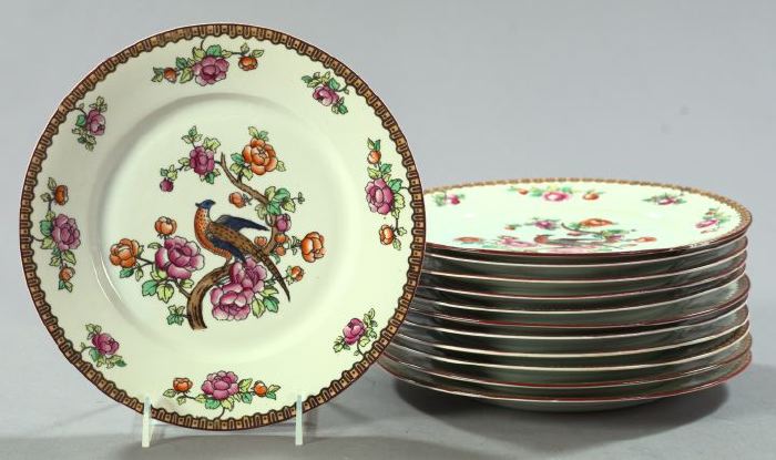 Set of Twelve Victoria Porcelain