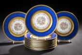 Set of Twelve Vignaud, Limoges
