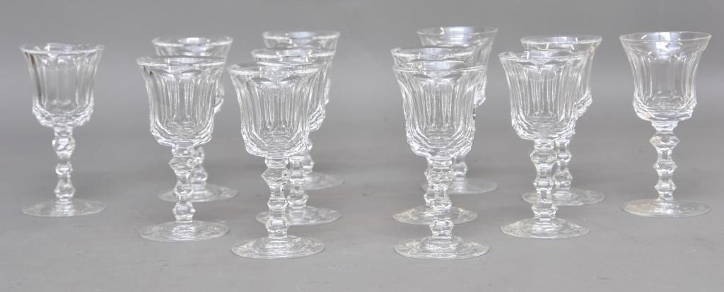 Set of twelve Waterford glasses