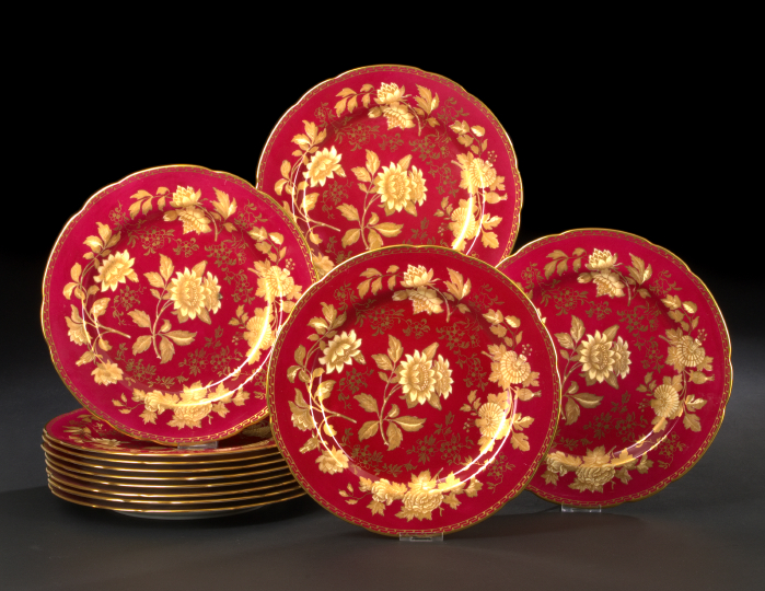 Set of Twelve Wedgewood Porcelain