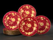 Set of Twelve Wedgewood Porcel