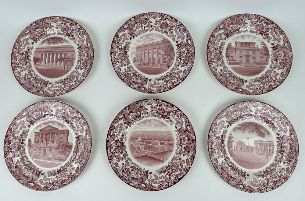 SET OF TWELVE WEDGWOOD BOSTON VIEWS