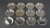 SET OF TWELVE WHITING MANUFACT