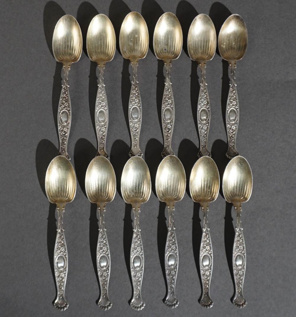 SET OF TWELVE WHITING MFG. CO.