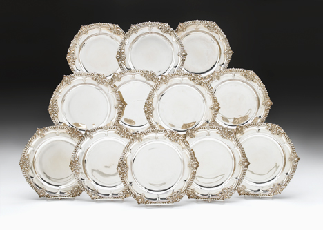 Set of twelve William IV sterling