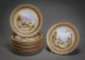 SET OF TWELVE W.T. COPELAND &