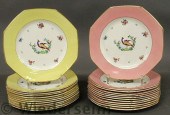 Set of twenty-four English des