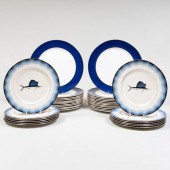 SET OF TWENTY FOUR ROYAL CROWN