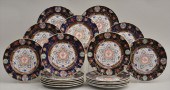 SET OF TWENTY IRONSTONE PLATES