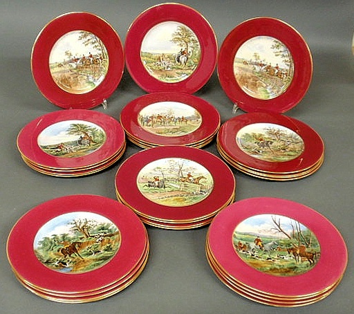 Set of twenty-six Spode Copeland