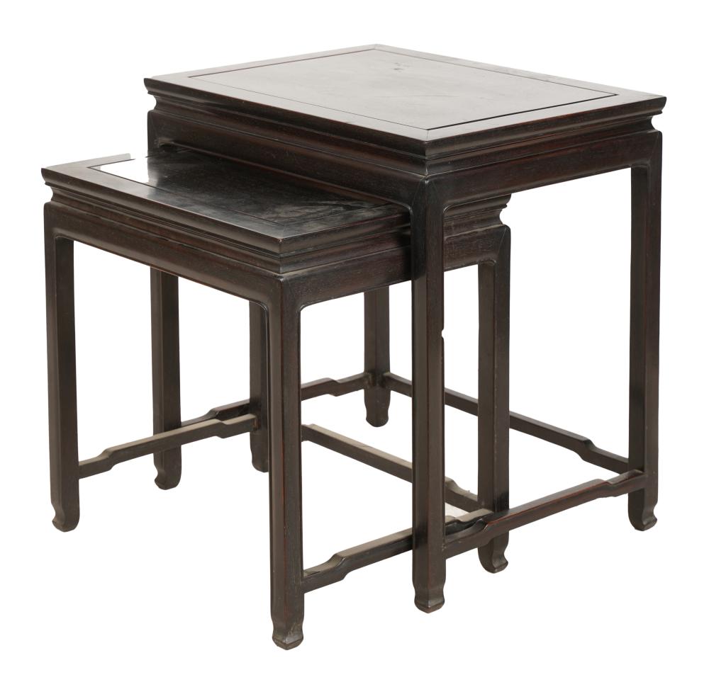 SET OF TWO CHINESE NESTING
