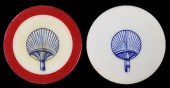 SET OF TWO SCRIMSHAWED IVORY P