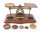 SET OF VICTORIAN POSTAL SCALES