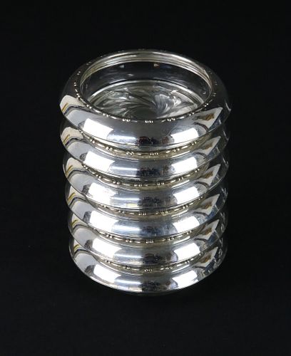 SET OF VINTAGE SIX STERLING