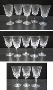 SET OF WATERFORD "LISMORE" CUT