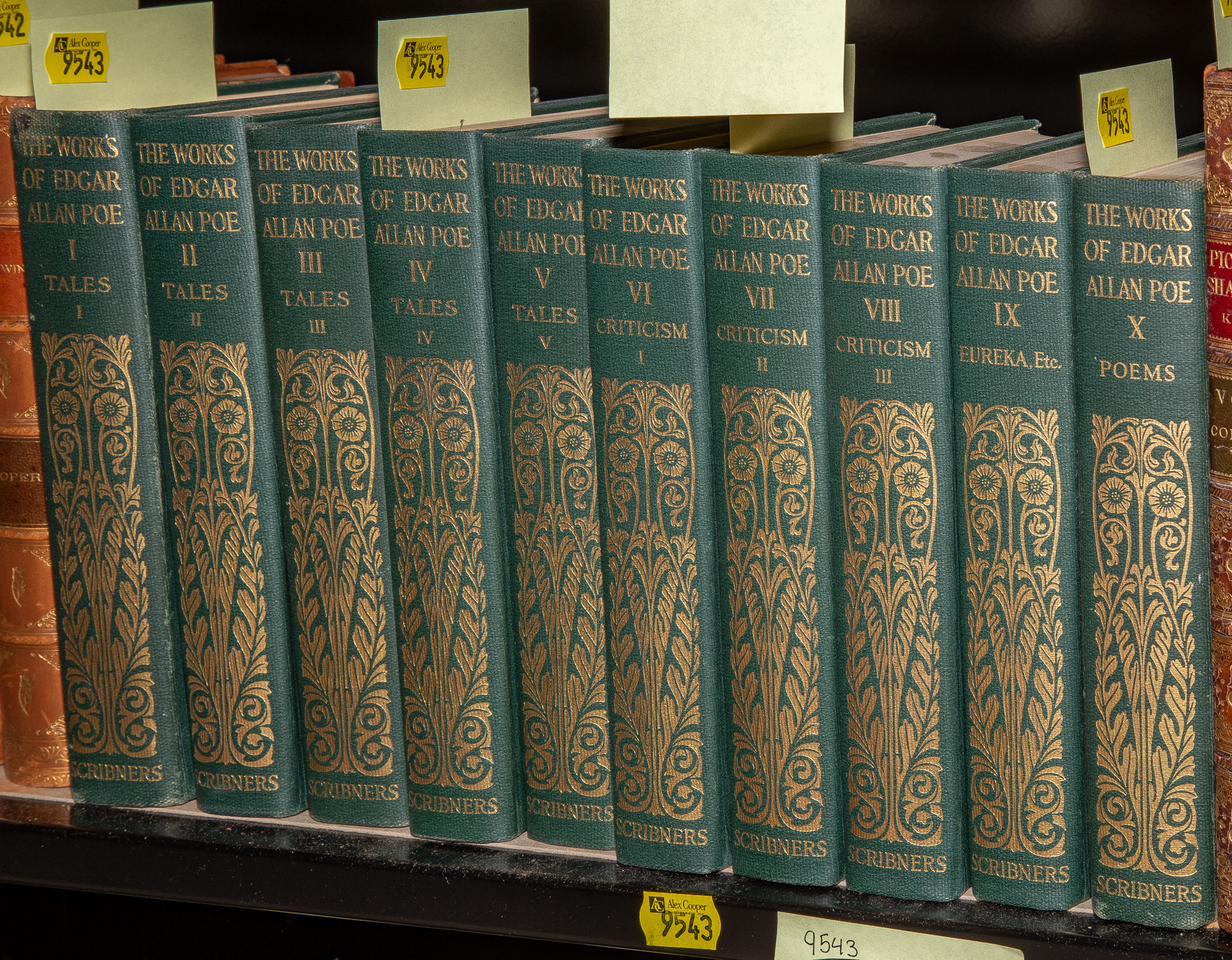 SET: OF WORKS OF EDGAR ALLAN POE E.