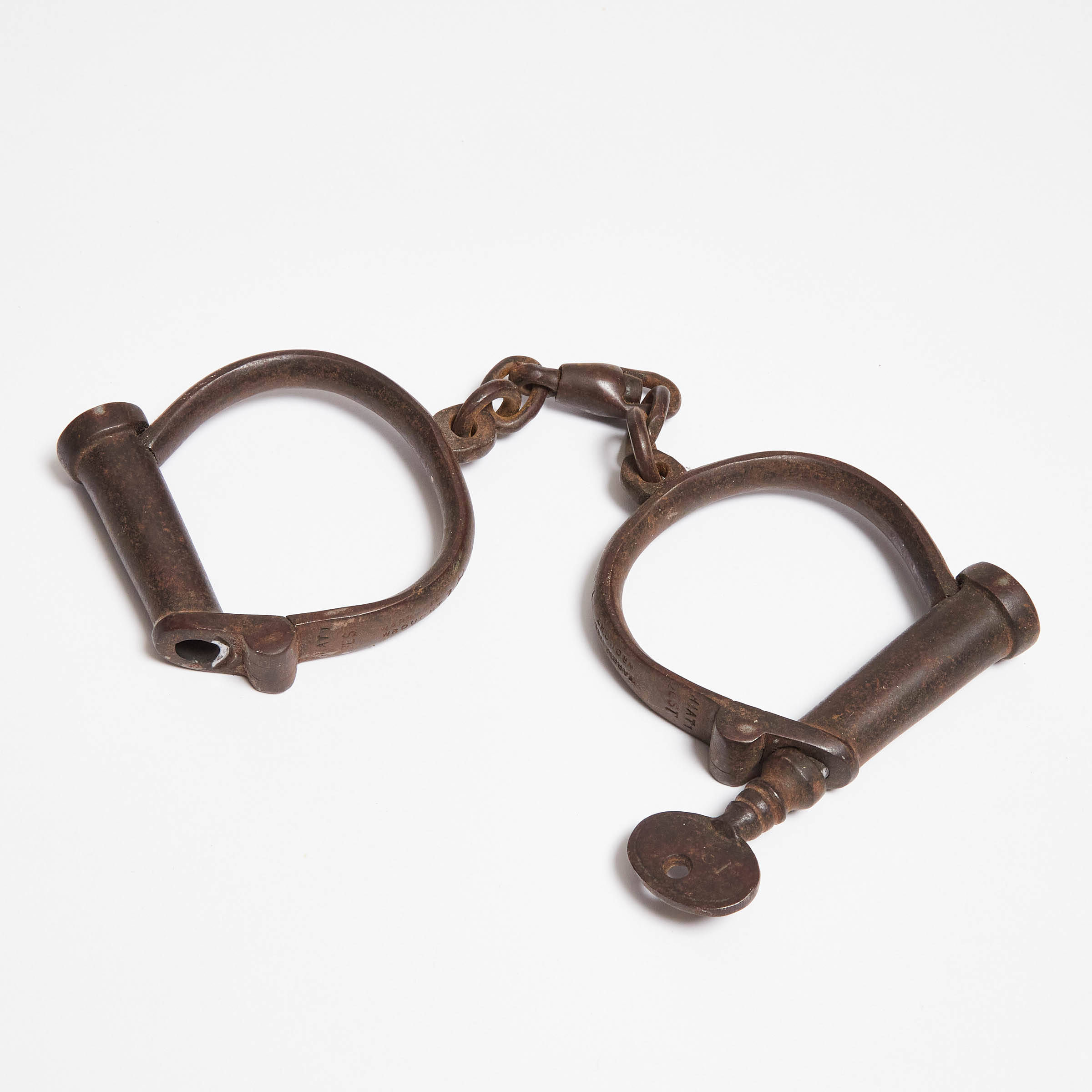 Set of Wrought Iron 'Prisoner's