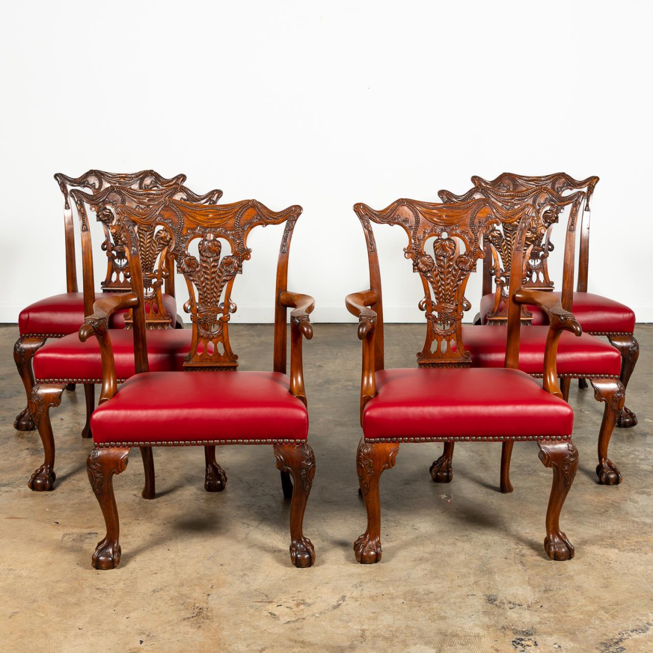 SET, SIX ENGLISH GEORGIAN