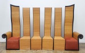 SET, SIX HIGH BACK POSTMODERN