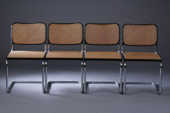 SET SIX MARCEL BREUER CHROME