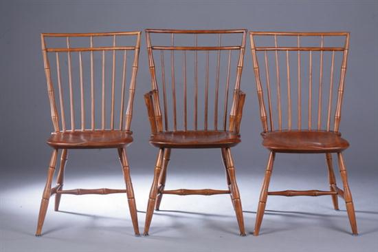 SET SIX REGENCY STYLE OAK
