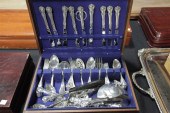 SET STERLING SILVER FLATWARE.