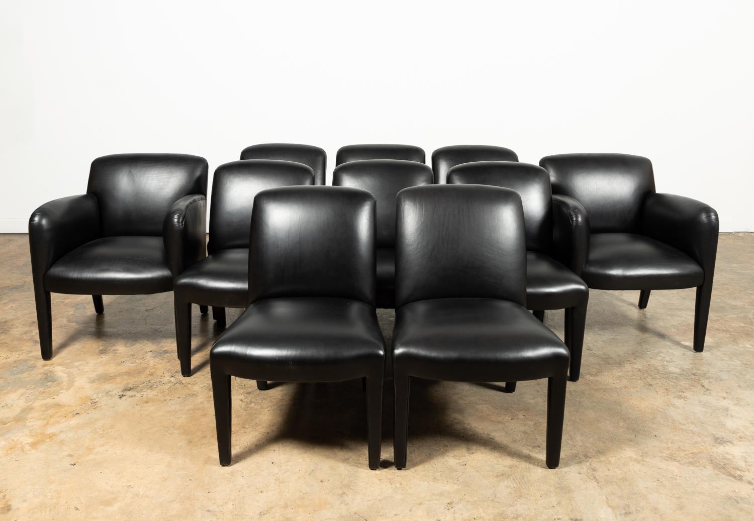 SET, TEN DONGHIA BLACK LEATHER